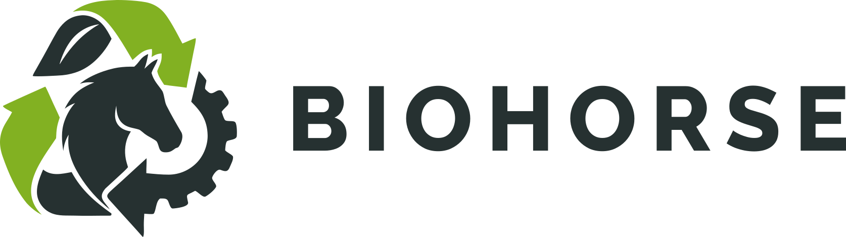 BioHorse logotyp – Hållbar gödselhantering och bioenergi